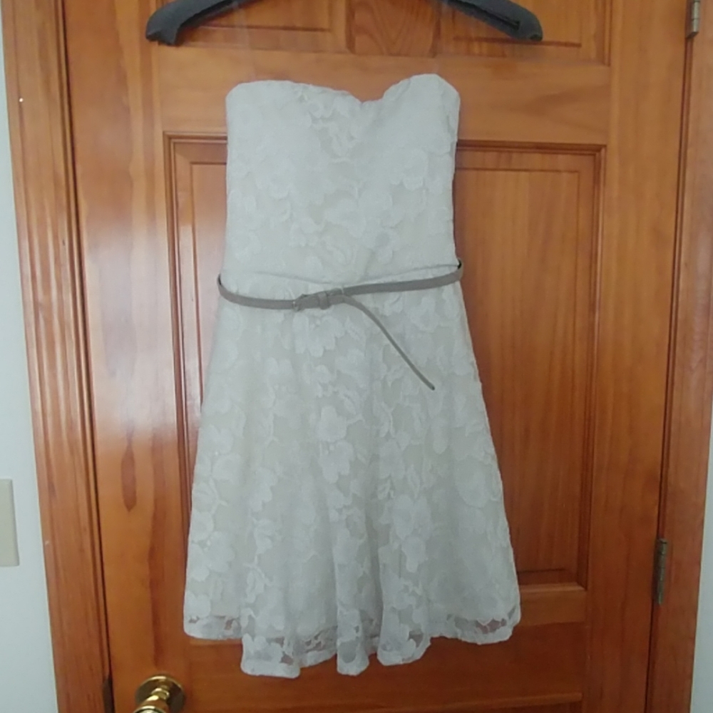 White lacey dress